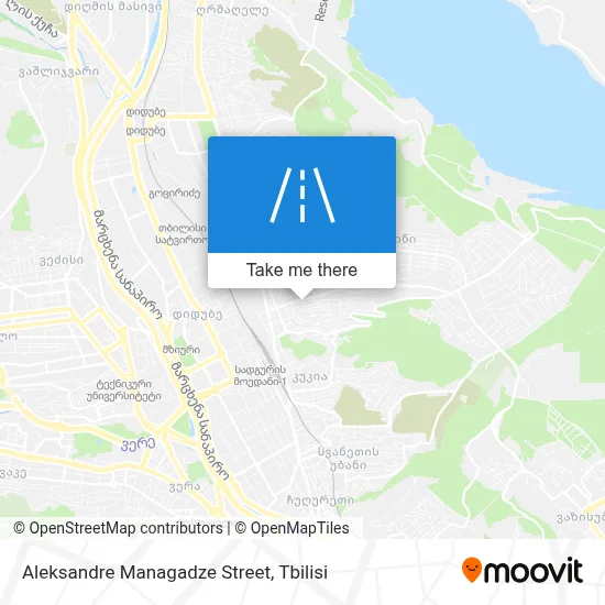Aleksandre Managadze Street map