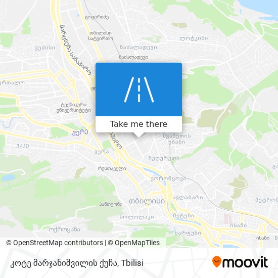 კოტე მარჯანიშვილის ქუჩა map