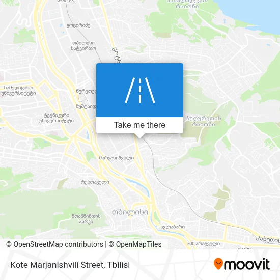 Kote Marjanishvili Street map