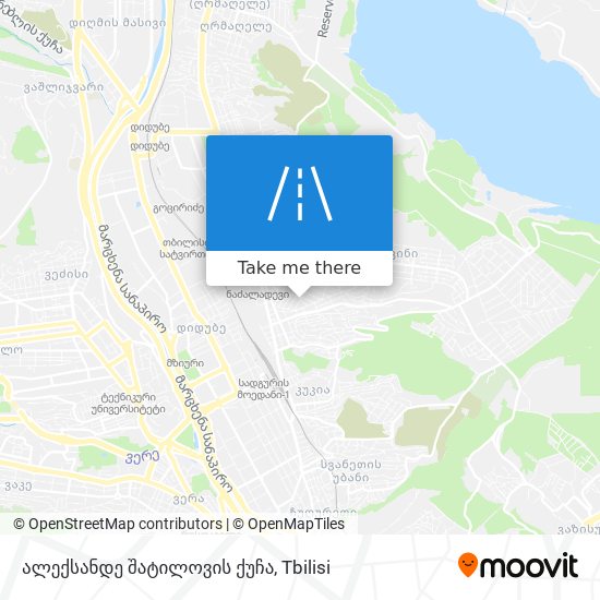 ალექსანდე  შატილოვის ქუჩა map