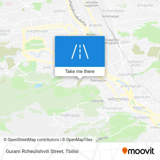 Guram Rcheulishvili Street map