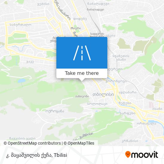 კ. მაყაშვილის ქუჩა map