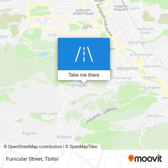 Funicular Street map