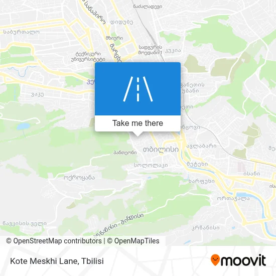 Kote Meskhi Lane map