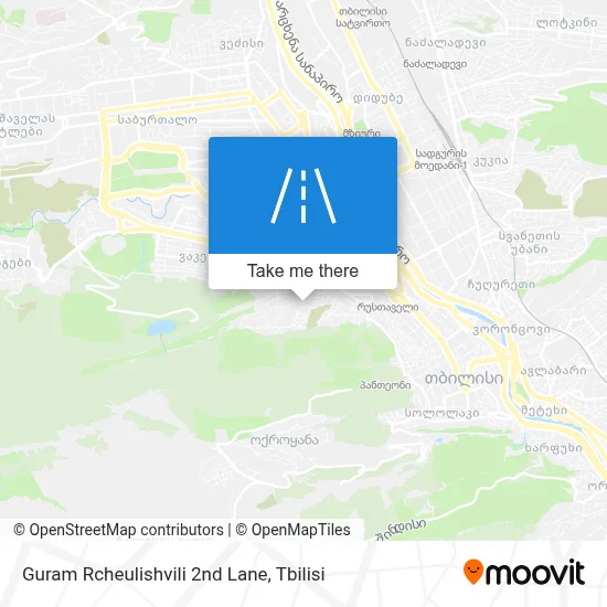 Guram Rcheulishvili 2nd Lane map