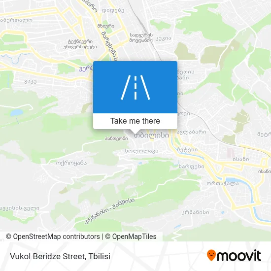 Vukol Beridze Street map