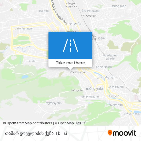 თამარ ჭოველიძის ქუჩა map