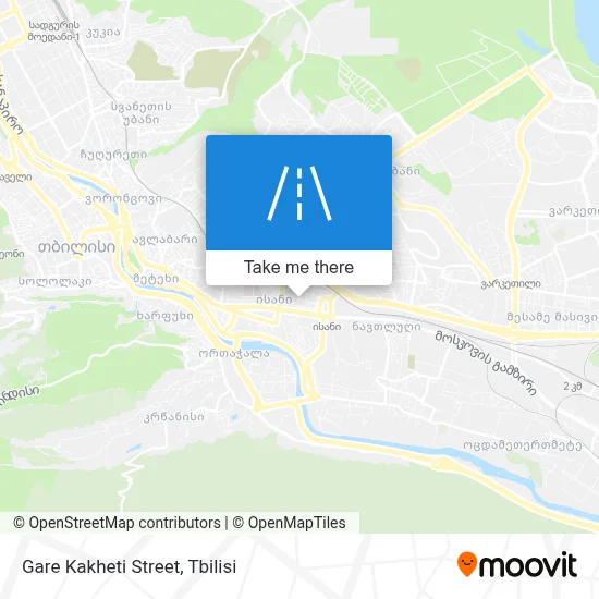 Gare Kakheti Street map