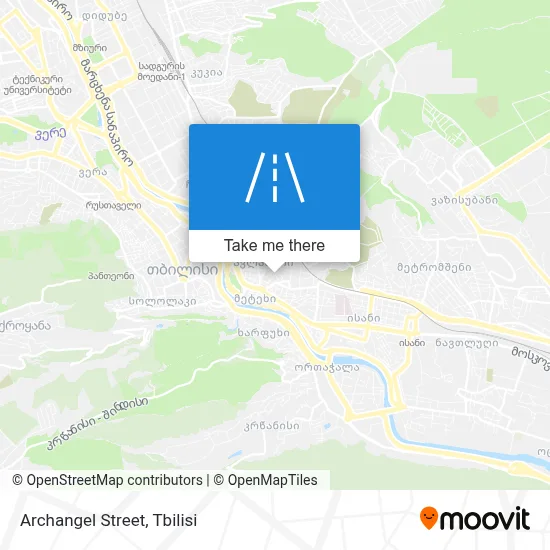 Archangel Street map