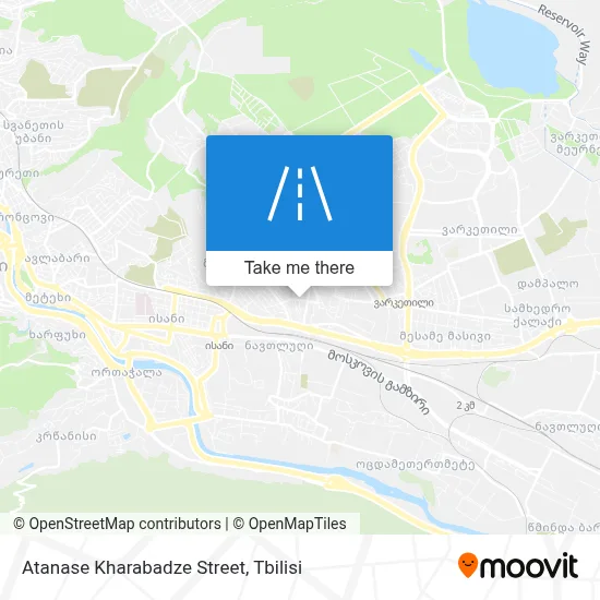 Atanase Kharabadze Street map