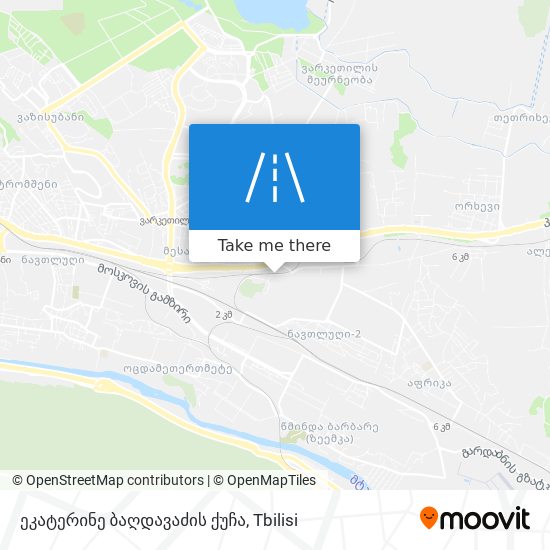 ეკატერინე ბაღდავაძის ქუჩა map