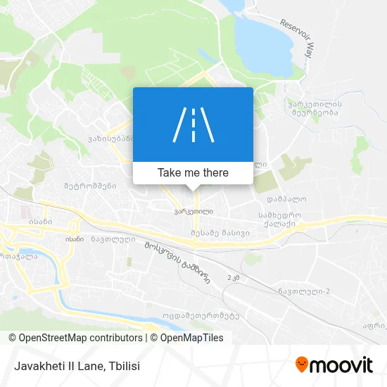 Javakheti II Lane map