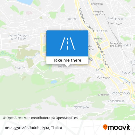 ირაკლი აბაშიძის ქუჩა map