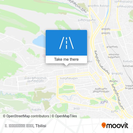 ვ. ჩიქოვანის ქუჩა map