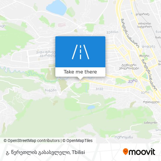 გ. წერეთლის გასასვლელი map