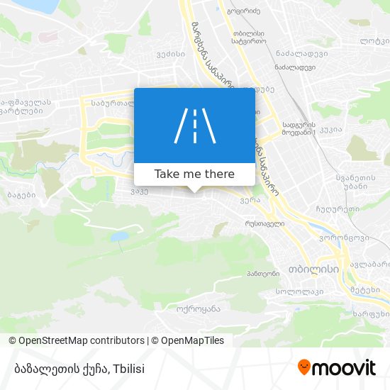 ბაზალეთის ქუჩა map