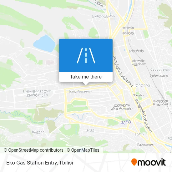 Eko Gas Station Entry map