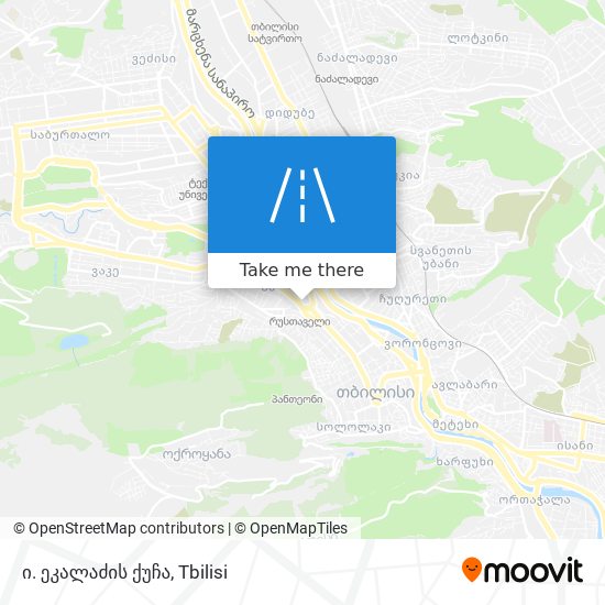 ი. ეკალაძის ქუჩა map