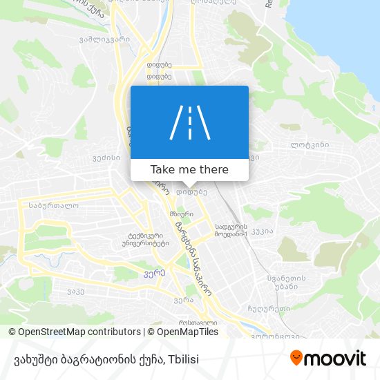 ვახუშტი ბაგრატიონის ქუჩა map