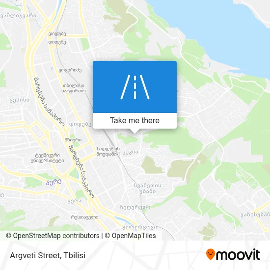 Argveti Street map