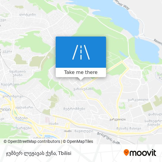 ჯუმბერ ლეჟავას ქუჩა map