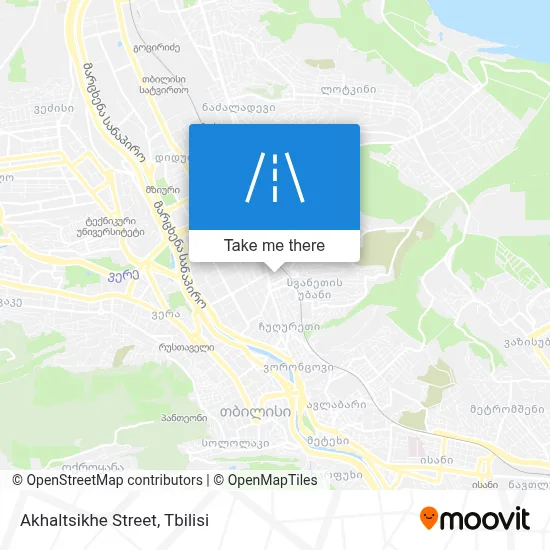 Akhaltsikhe Street map