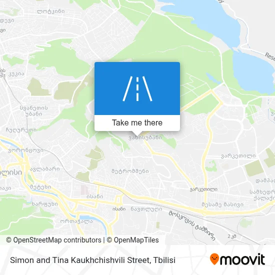 Simon and Tina Kaukhchishvili Street map