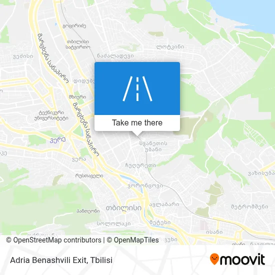 Adria Benashvili Exit map