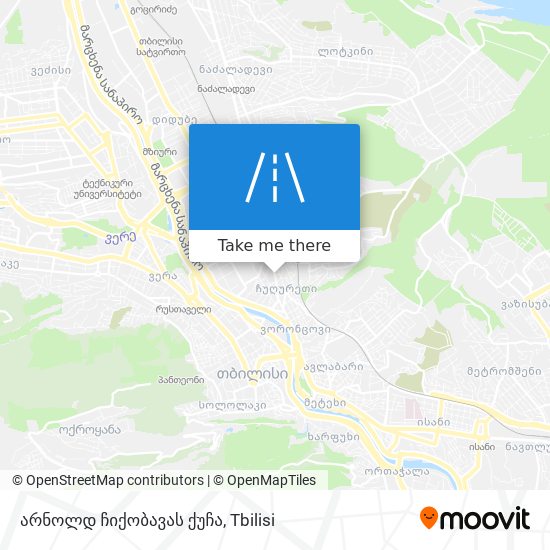 არნოლდ ჩიქობავას ქუჩა map