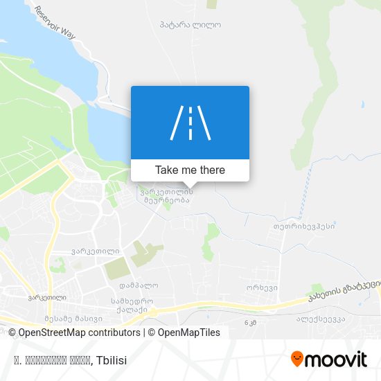 ა. წერეთლის ქუჩა map