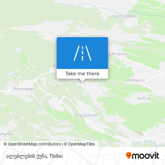 ალუბლების ქუჩა map