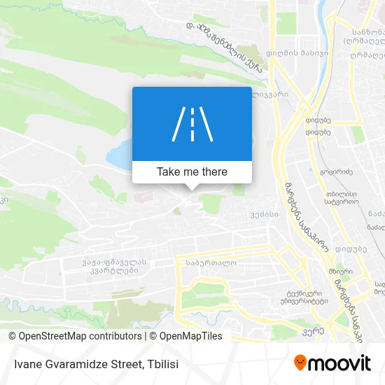 Ivane Gvaramidze Street map