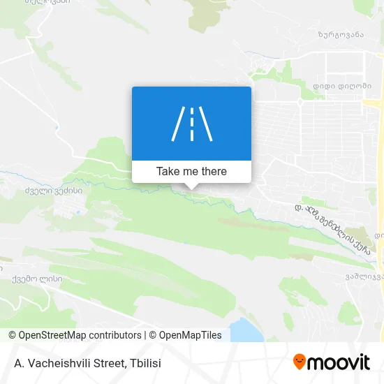 A. Vacheishvili Street map
