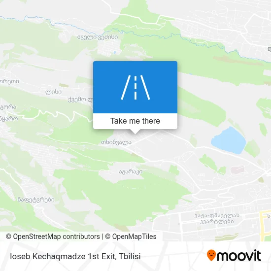 Ioseb Kechaqmadze 1st Exit map