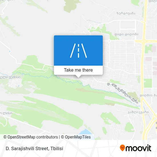 D. Sarajishvili Street map