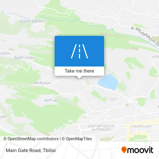 Карта Main Gate Road