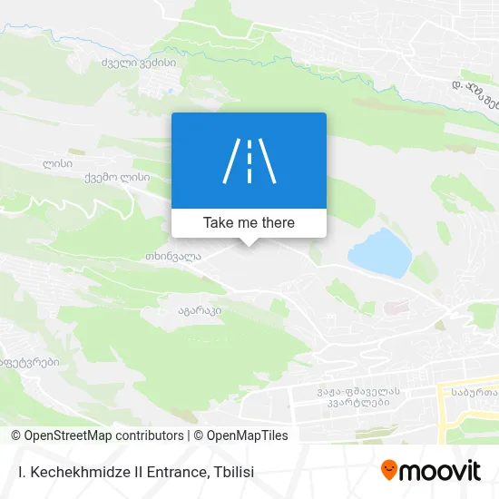 I. Kechekhmidze II Entrance map