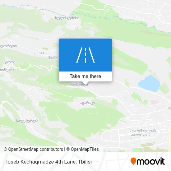 Ioseb Kechaqmadze 4th Lane map