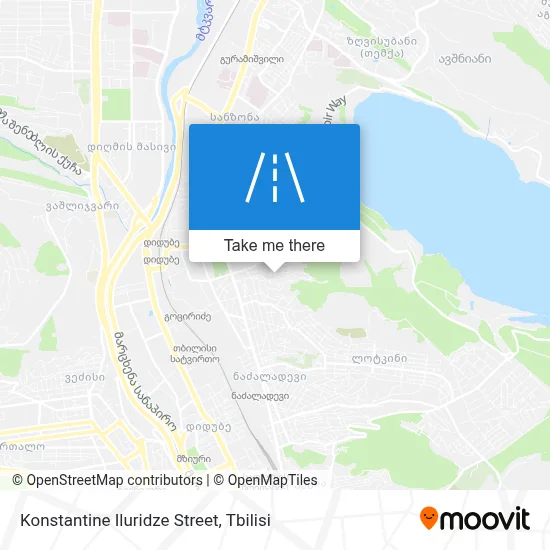 Konstantine Iluridze Street map