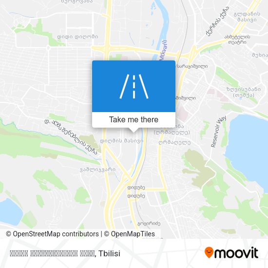 ლევან ცისკარიშვილის ქუჩა map