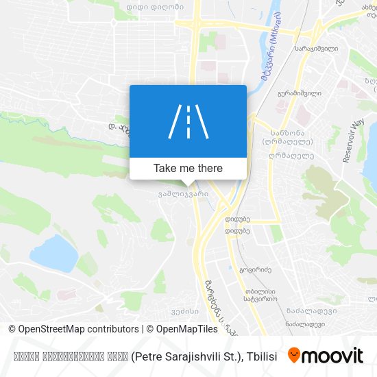 პეტრე სარაჯიშვილის ქუჩა (Petre Sarajishvili St.) map