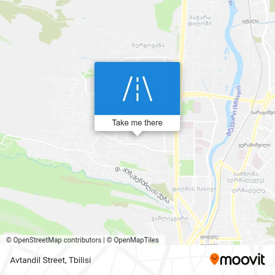 Avtandil Street map