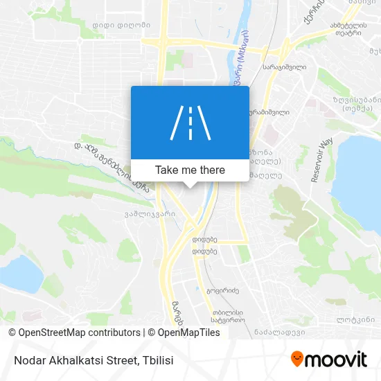 Nodar Akhalkatsi Street map