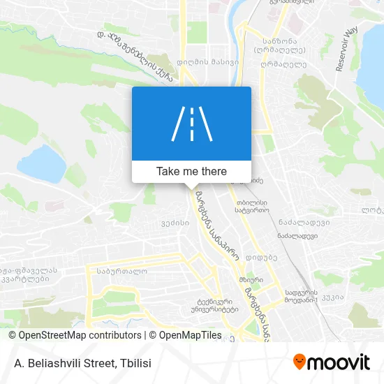 A. Beliashvili Street map