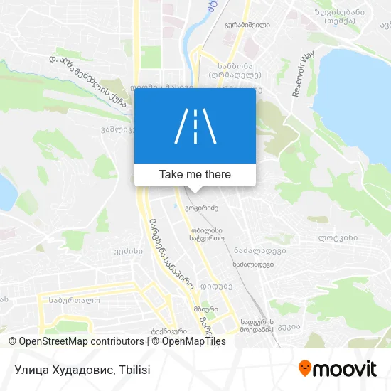 Карта Улица Худадовис