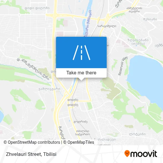 Zhvelauri Street map