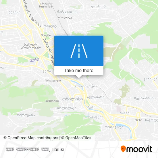 Карта მოსე გოგიბერიძის ქუჩა