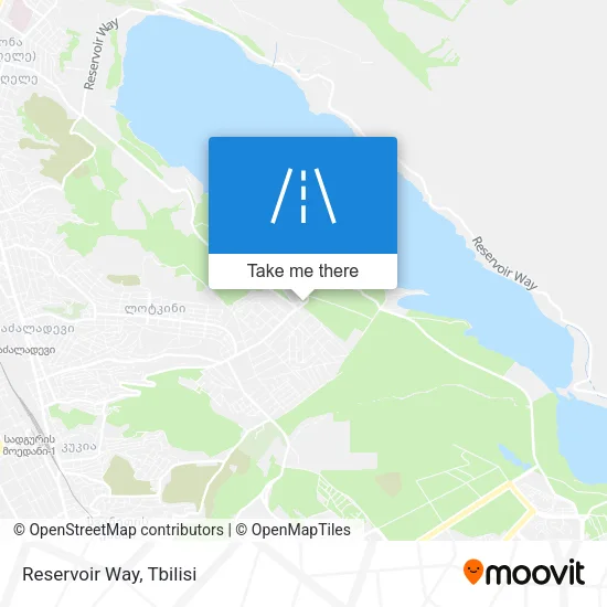 Карта Reservoir Way