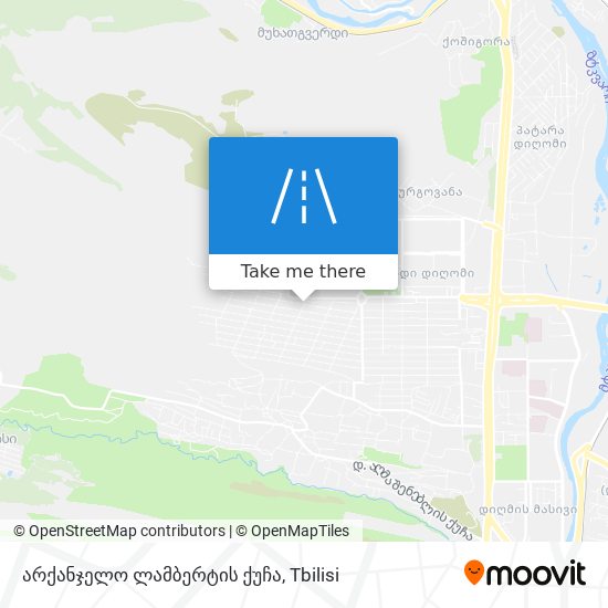 არქანჯელო ლამბერტის ქუჩა map