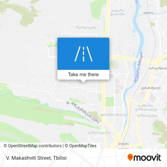 V. Makashvili Street map
